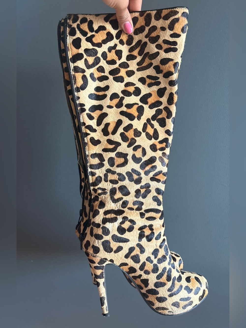 Christian Louboutin Leopard Print Boots